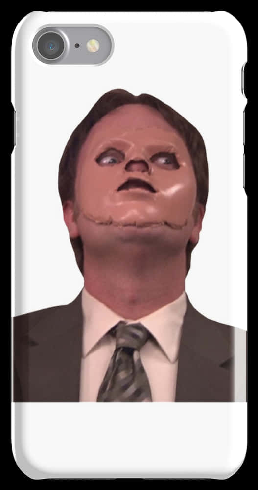 Upside Down Face Meme Phone Case PNG Image