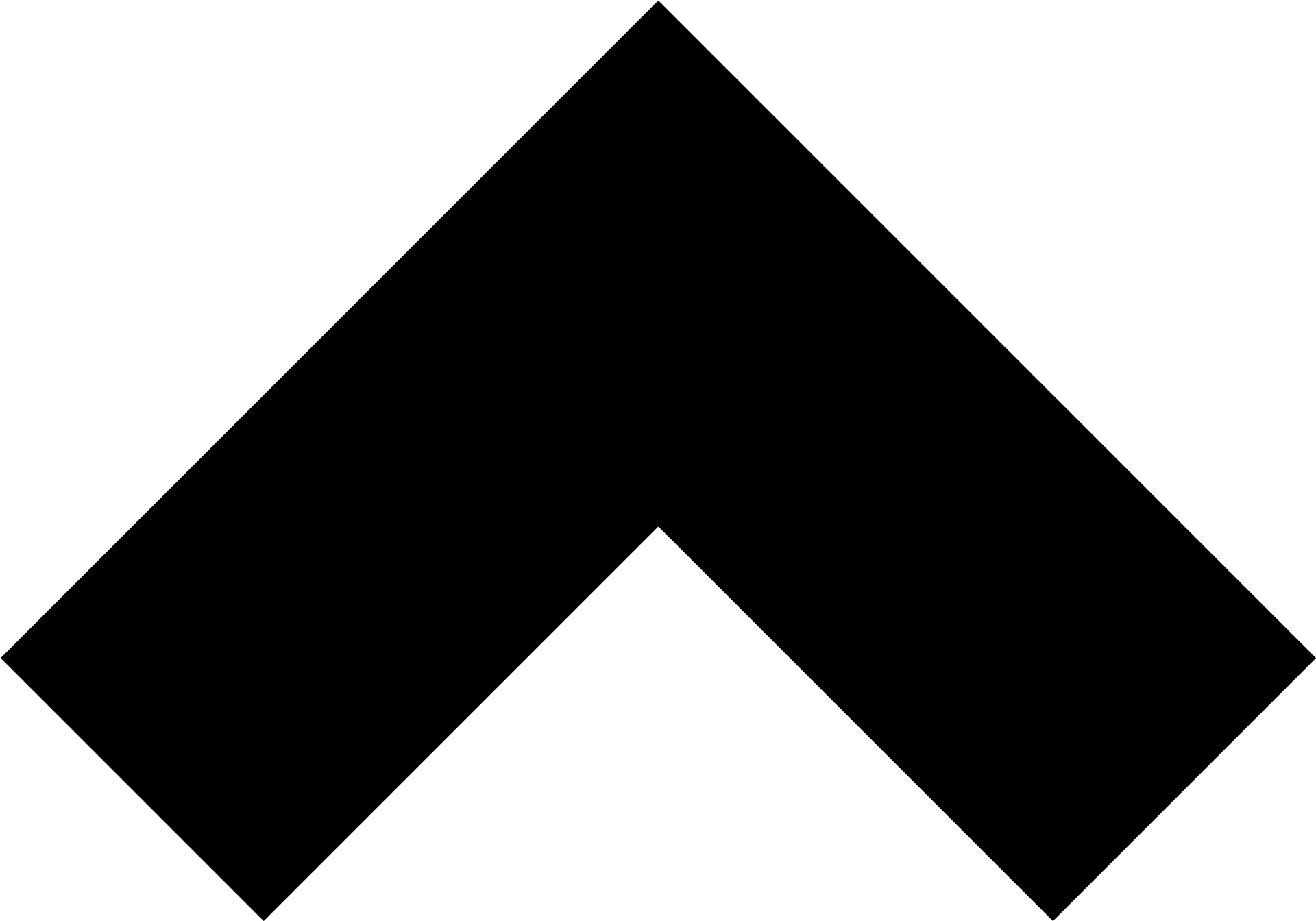 Upward Black Arrow Symbol PNG Image