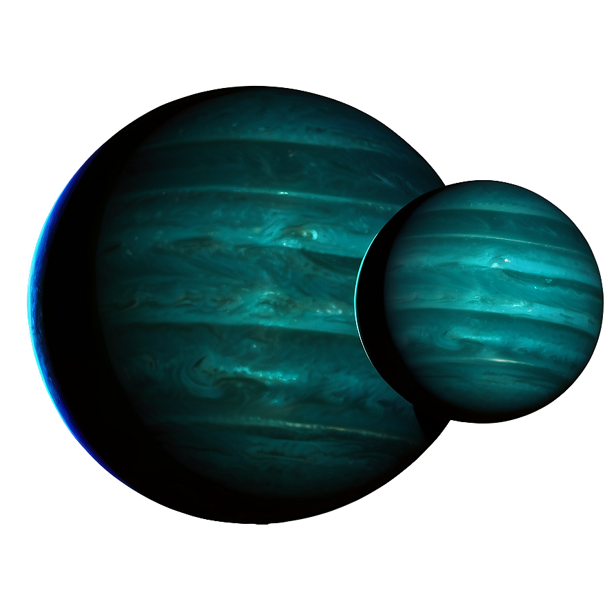 Uranus Comparative Size Png 05242024 PNG Image