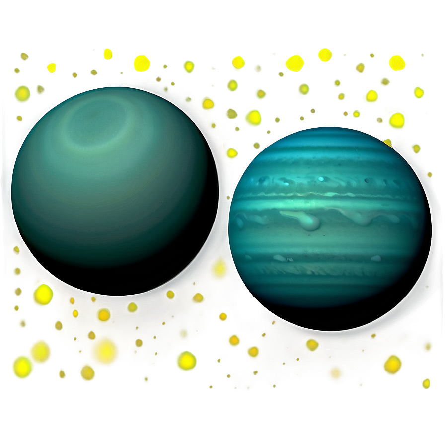 Uranus Comparative Size Png Gxn61 PNG Image