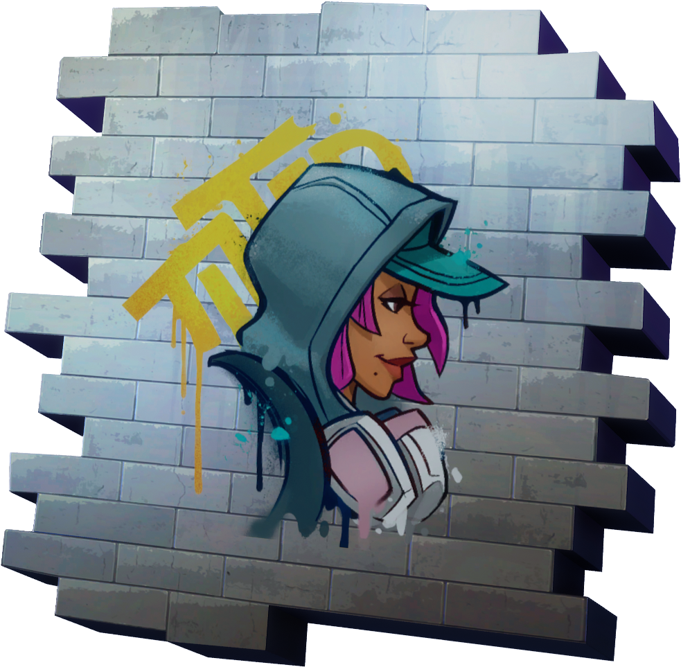 Urban Artwork Graffiti Character PNG Image