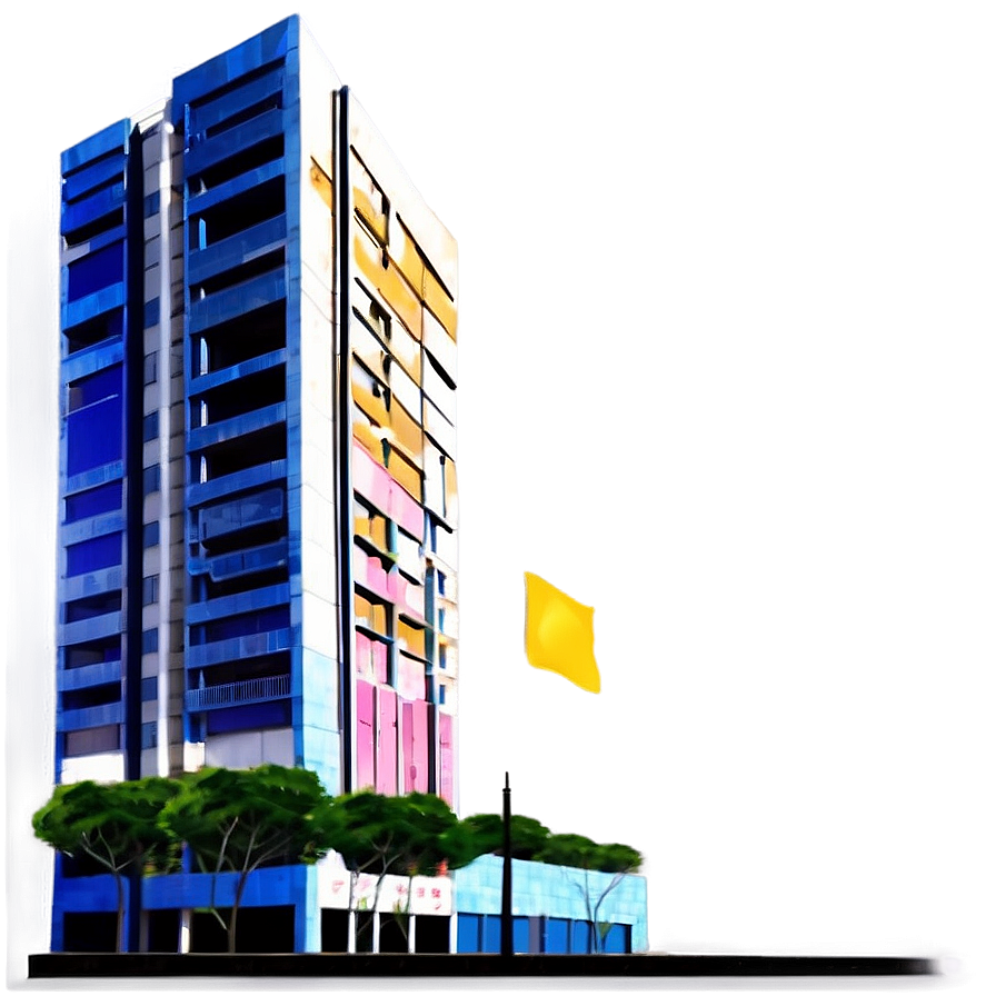 Urban Commercial Building Png Dek14 PNG Image