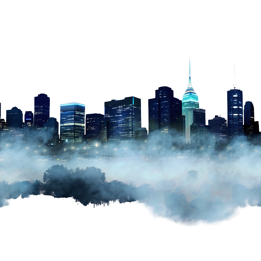 Urban Fog Overlay Png Pkv6 PNG Image