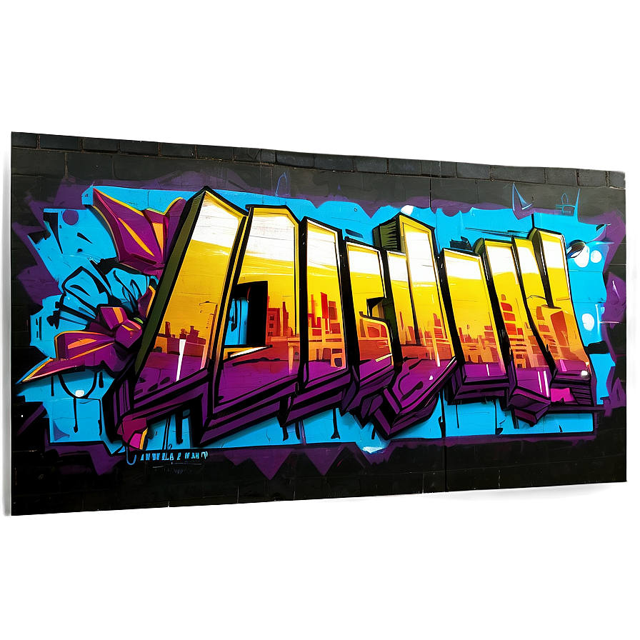 Urban Graffiti Mural Png 26 PNG Image