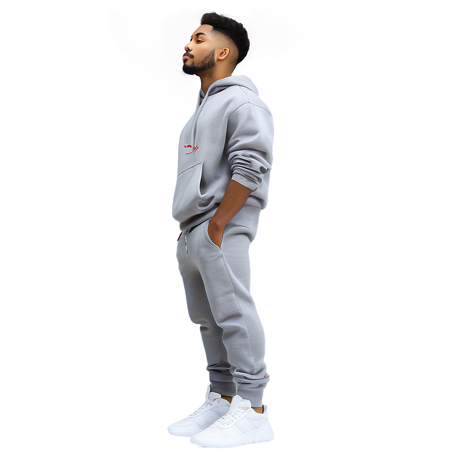 Urban Grey Sweatpants Png 06282024 PNG Image