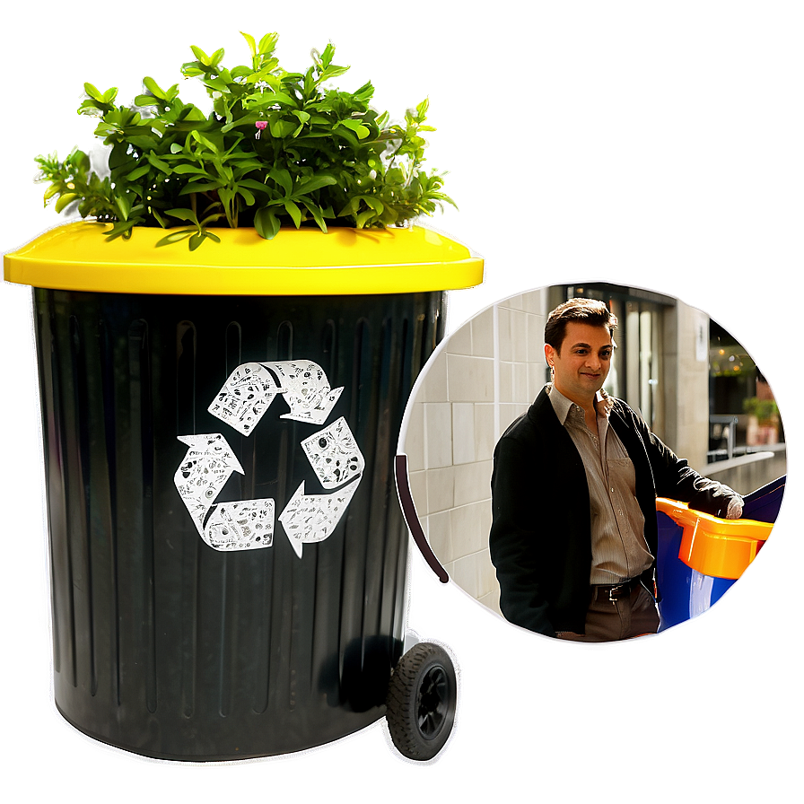 Urban Recycle Bin Png 22 PNG Image