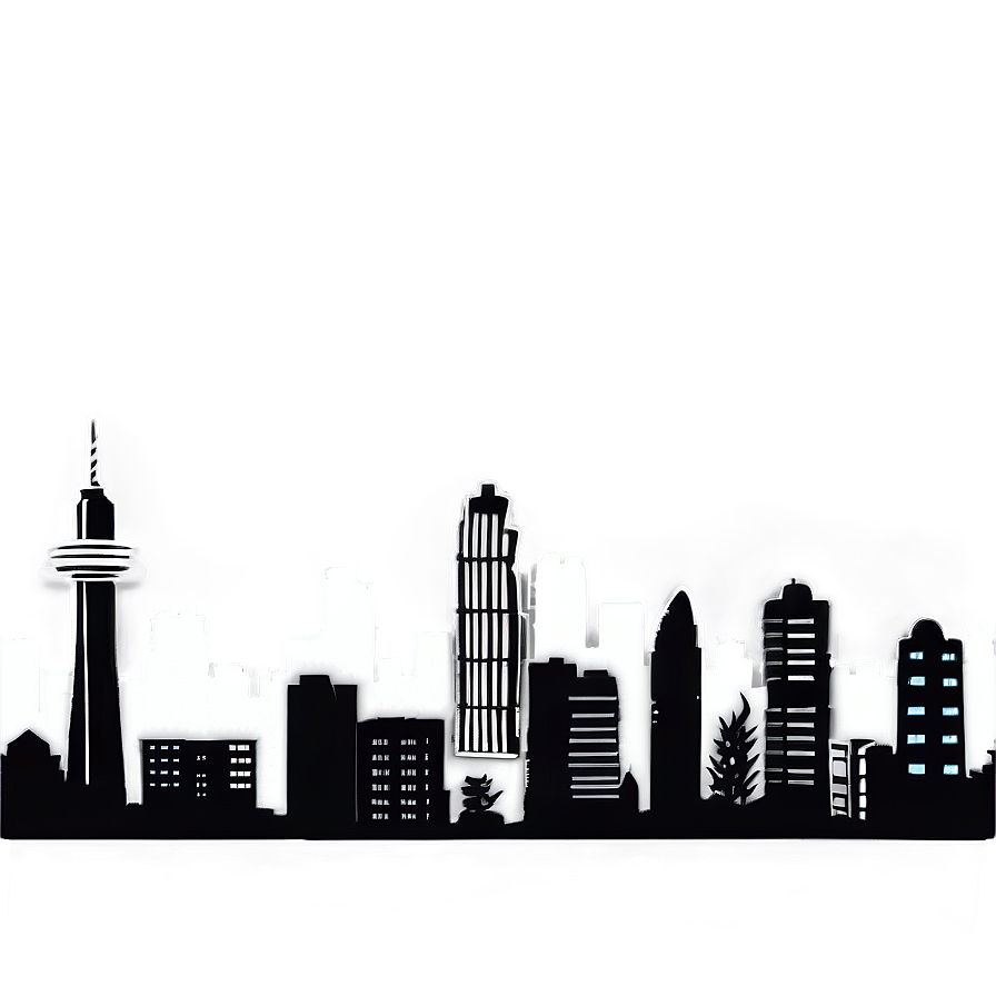 Urban Skyline Creation Png 47 PNG Image