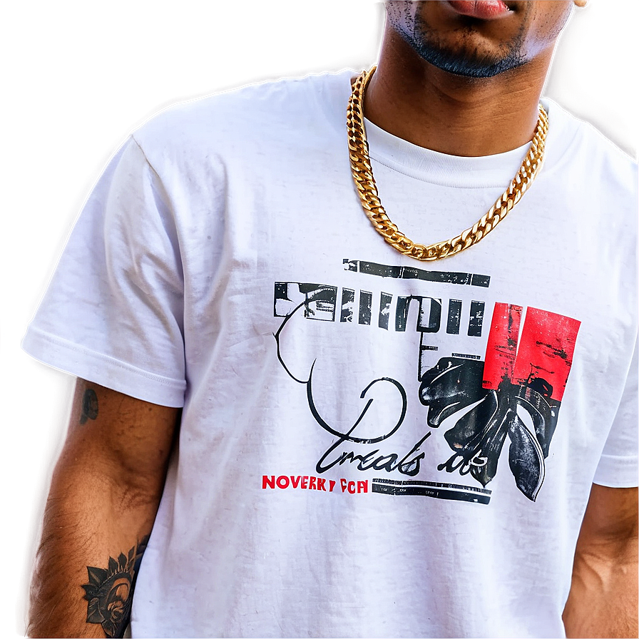 Urban Streetwear Graphic Tee Png Ibm PNG Image