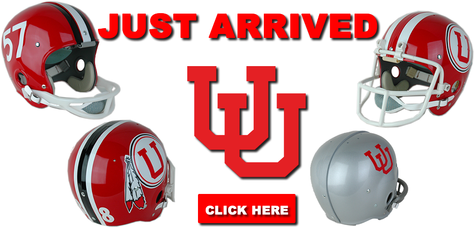 Utah Football Helmets Just Arrived Promotion PNG Image