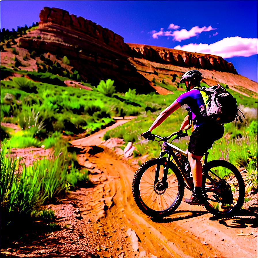 Utah Mountain Biking Trails Png Gfu PNG Image