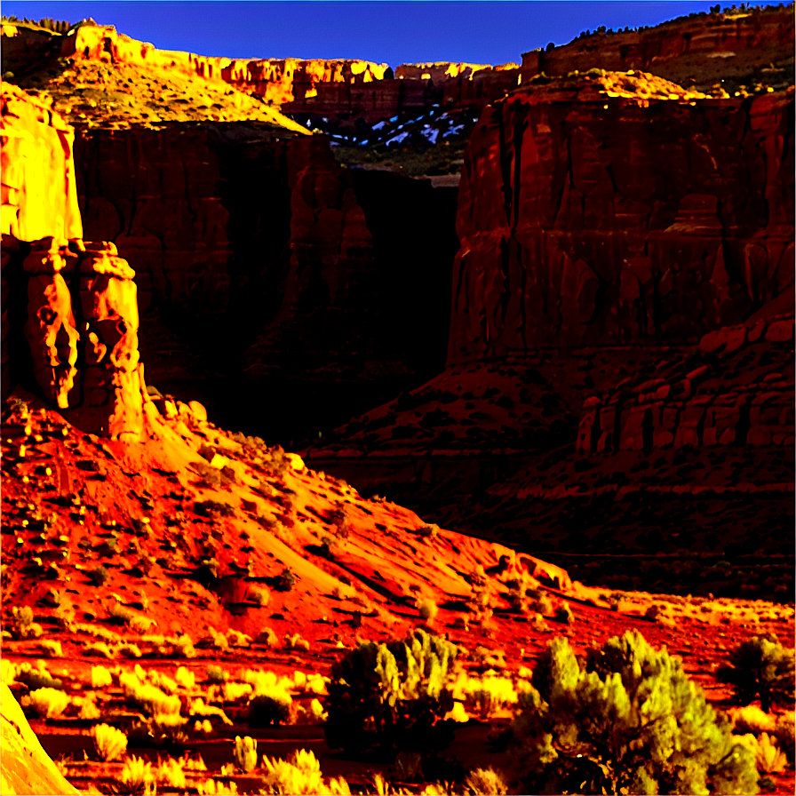 Utah Valley Of The Gods Sunset Png Jyj PNG Image