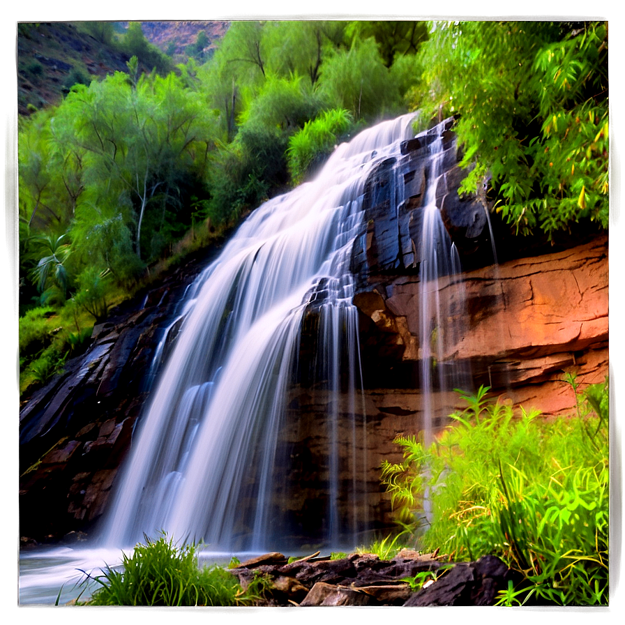 Utah Waterfalls Png 06122024 PNG Image