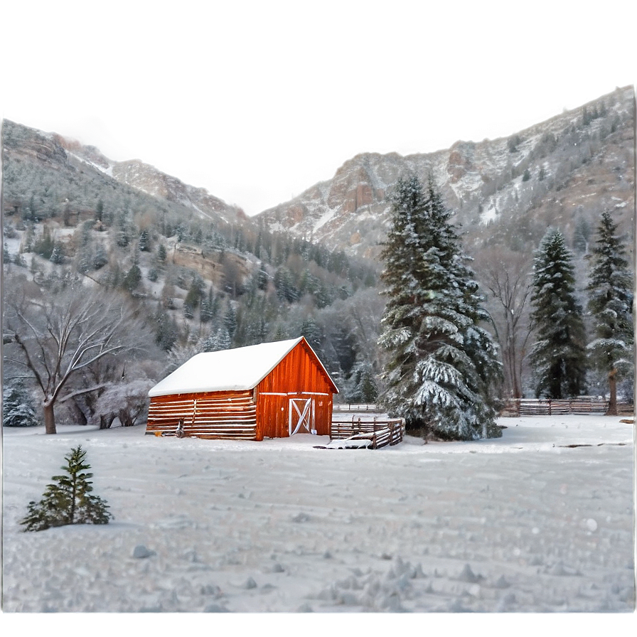 Utah Winter Wonderland Png Twr54 PNG Image