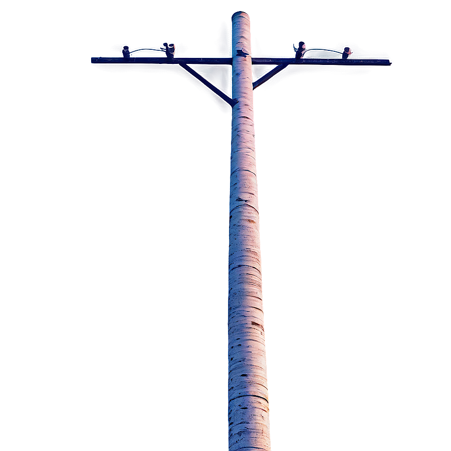 Utility Pole During Sunset Png Kuv PNG Image