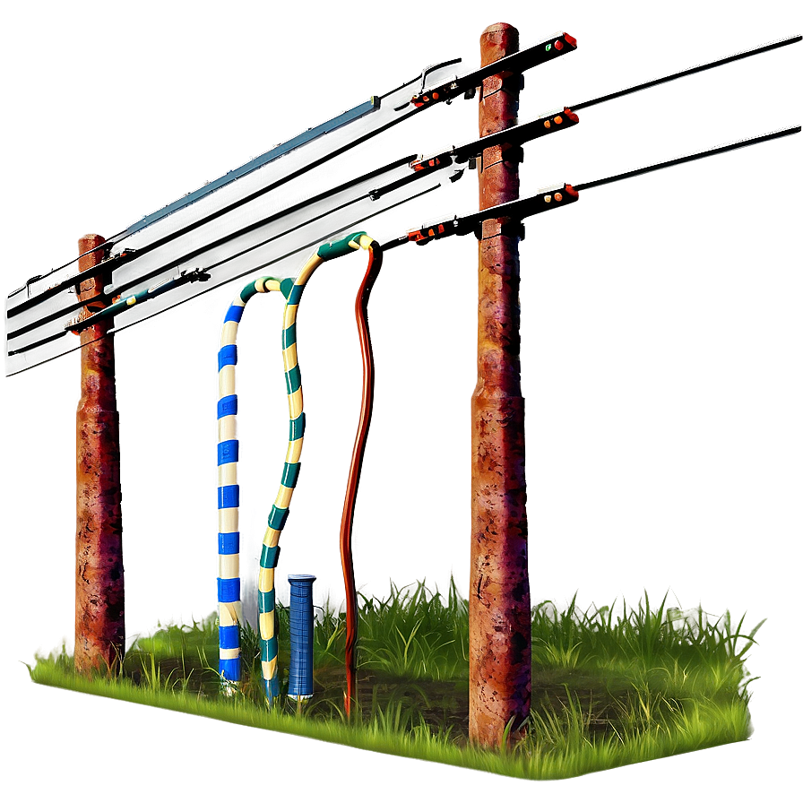 Utility Pole With Wires Png 06262024 PNG Image