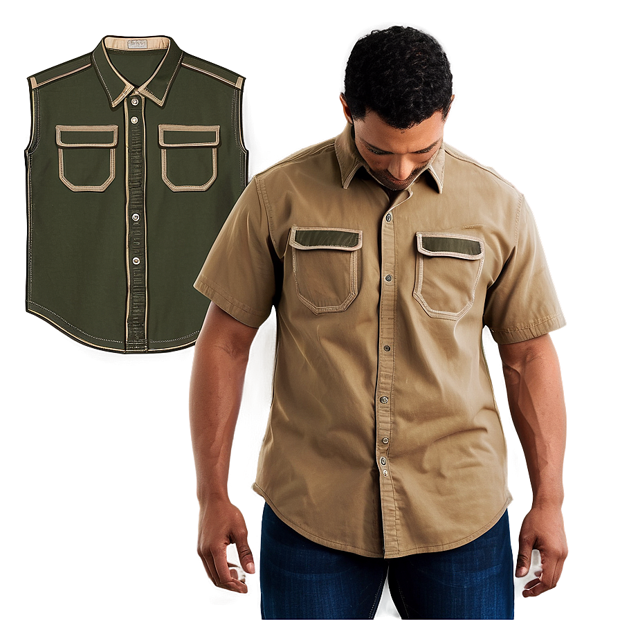 Utility Shirt Pocket Concept Png Ams25 PNG Image