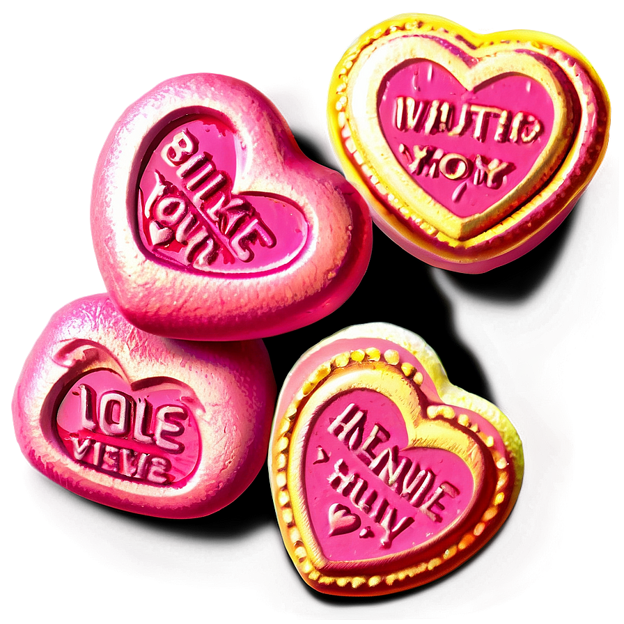 Valentine Conversation Hearts Png Mjq57 PNG Image