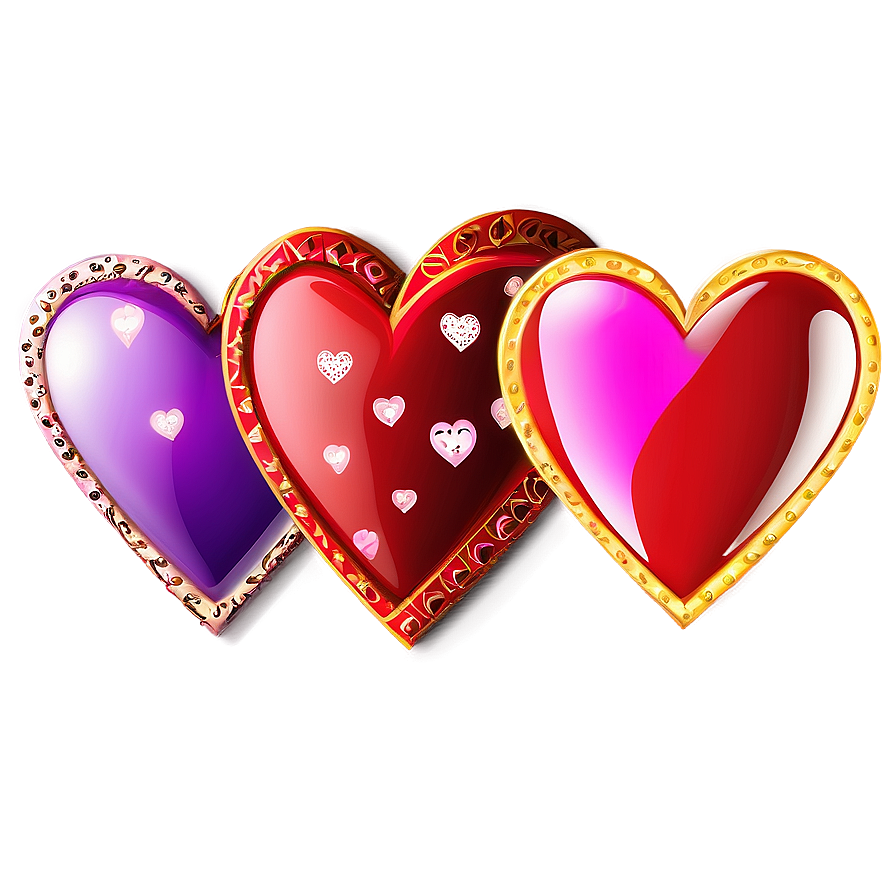 Valentine Heart Clipart Files Png Gnm34 PNG Image