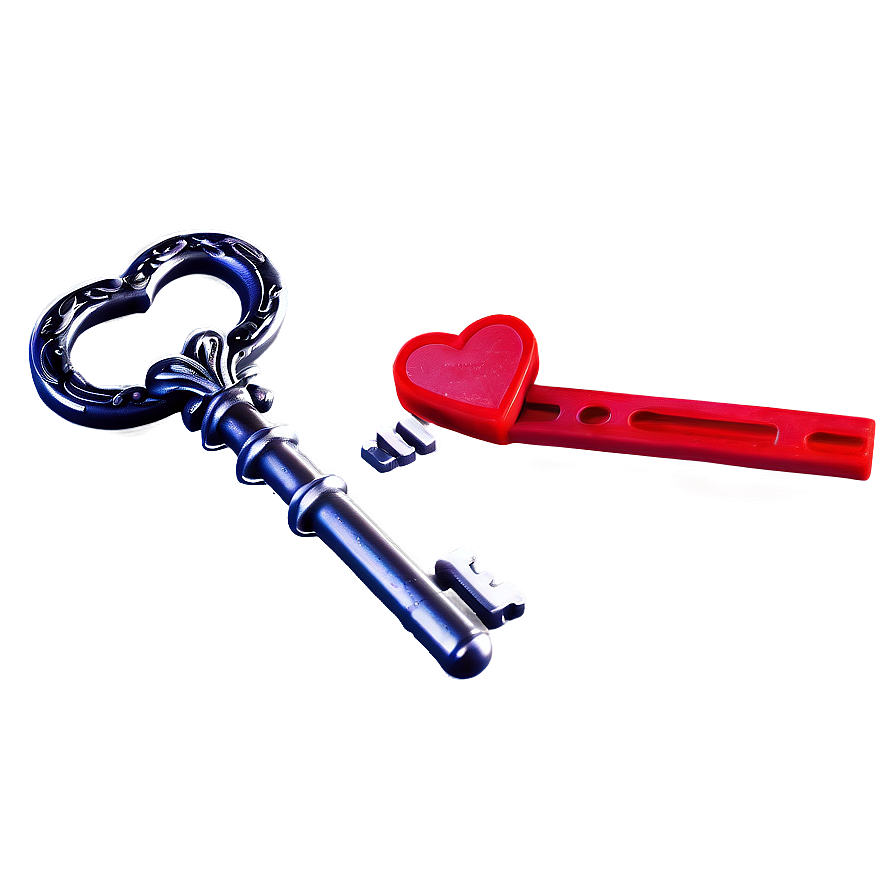 Valentine Heart Key Png 93 PNG Image