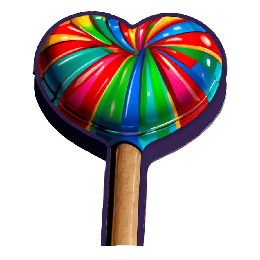 Valentine Heart Lollipop Png Tsq50 PNG Image