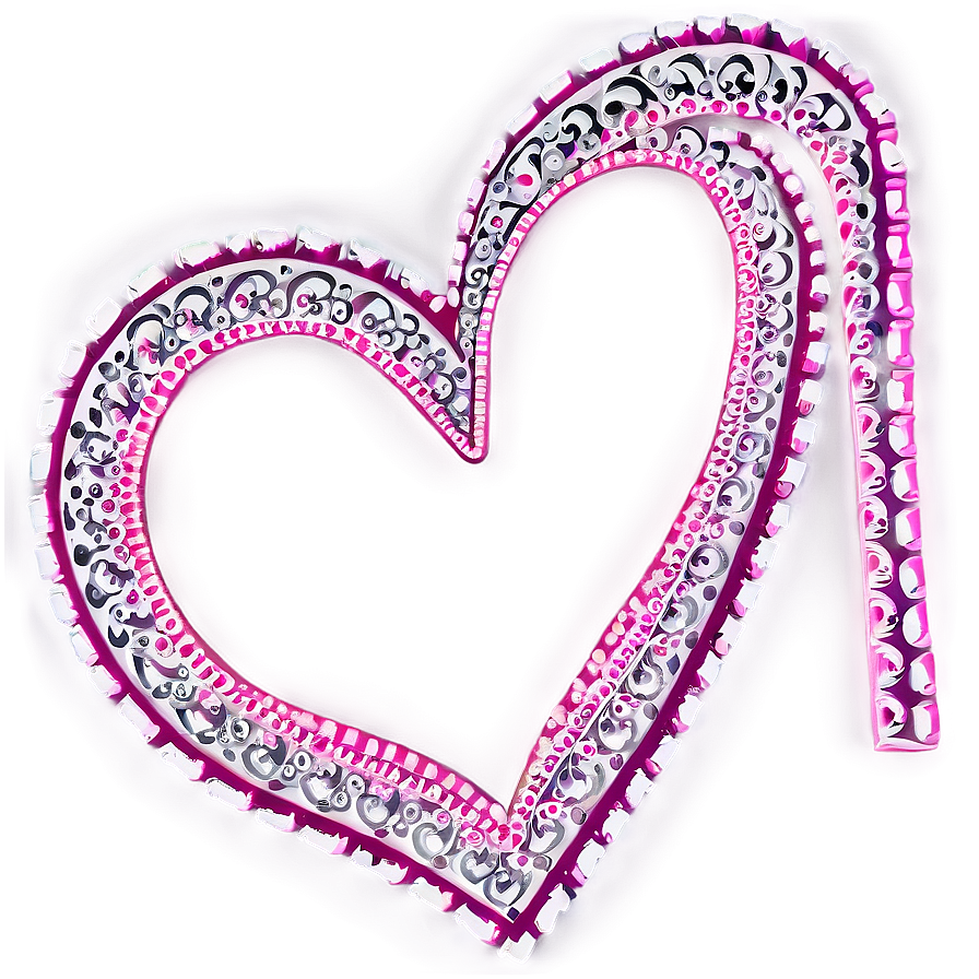 Valentine Heart Pattern Png Kky57 PNG Image