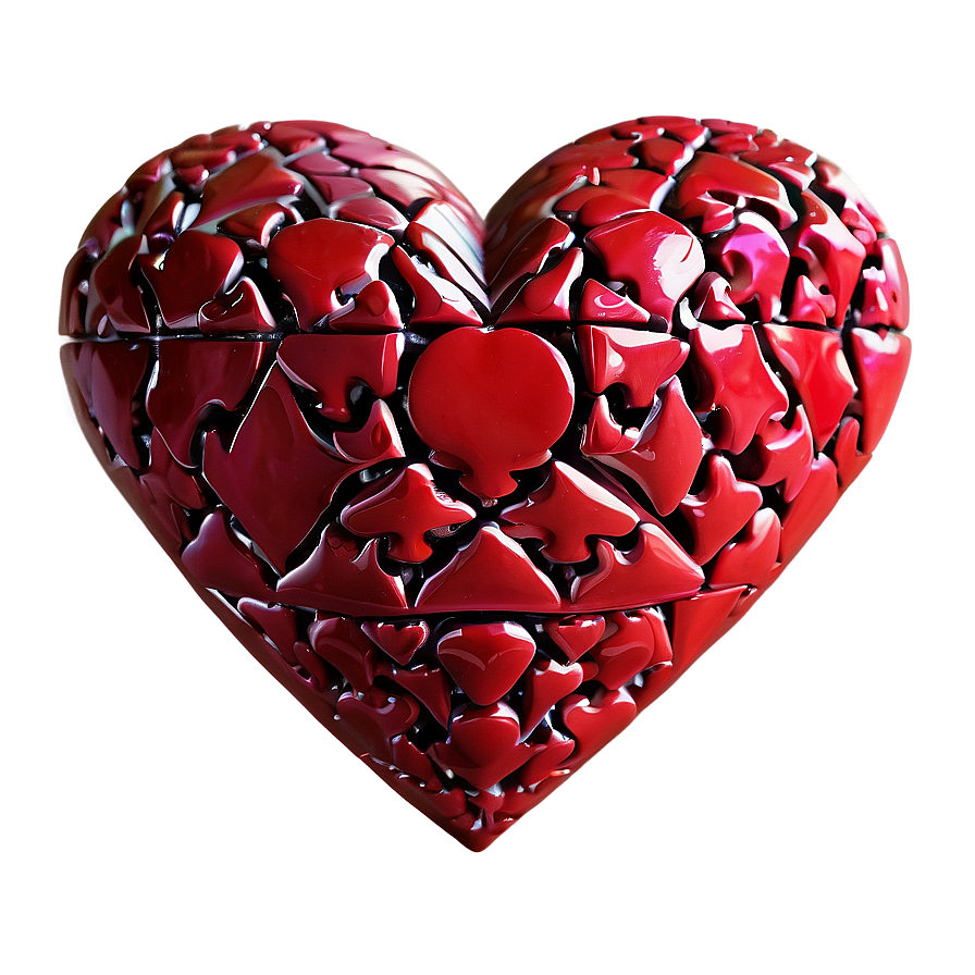 Valentine Heart Puzzle Png Mxa6 PNG Image