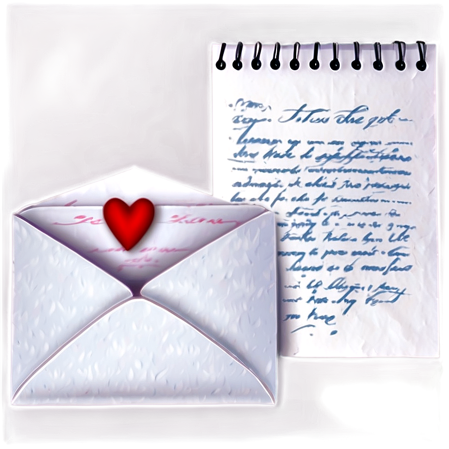 Valentine Love Letter Png 05242024 PNG Image