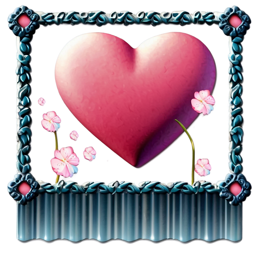 Valentine's Day Cute Frame Png 06262024 PNG Image