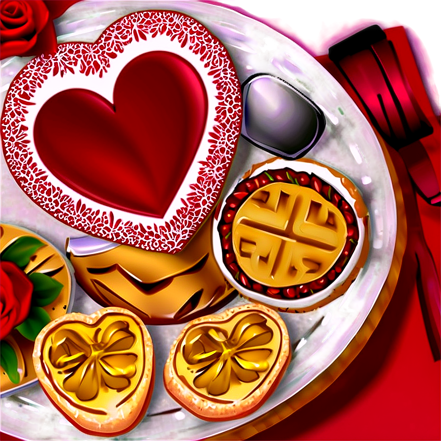 Valentine's Day Dinner Png 05242024 PNG Image