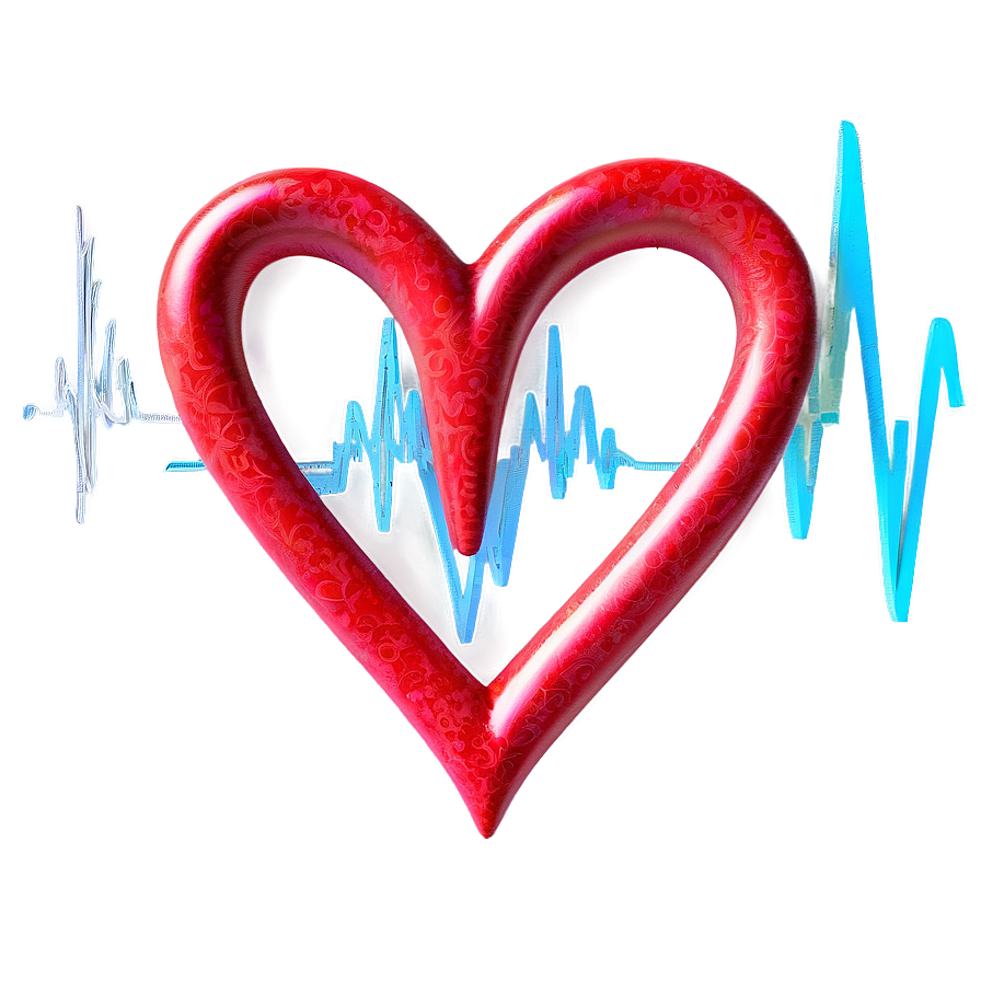 Valentine's Day Heartbeat Png Xgt6 PNG Image