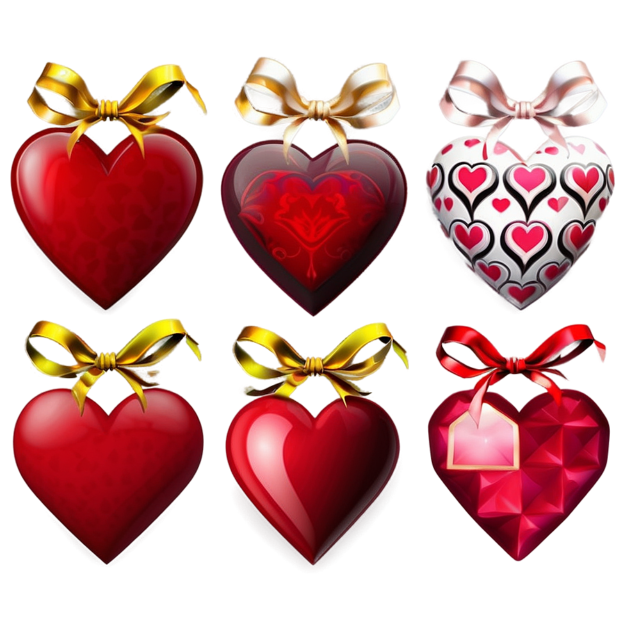 Valentine's Day Hearts Png 05062024 PNG Image