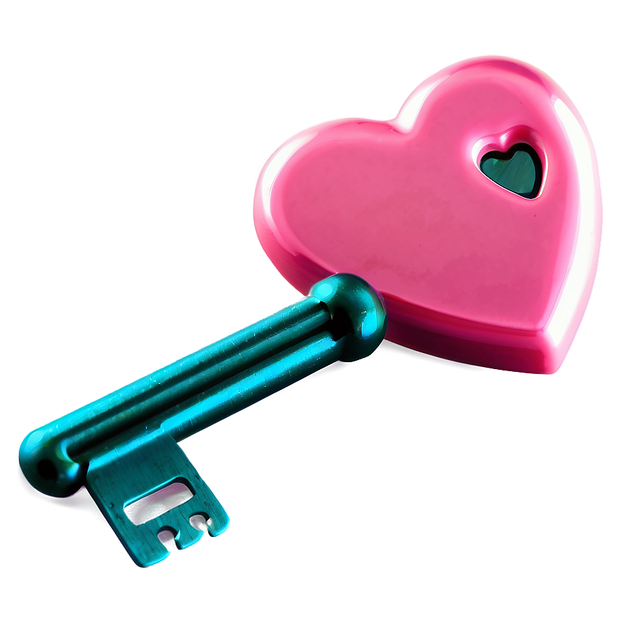 Valentine's Day Love Key Png 05242024 PNG Image