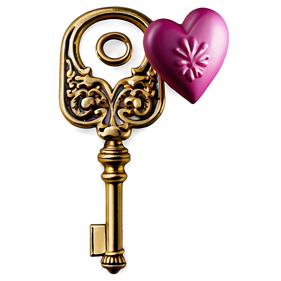 Valentine's Day Love Key Png Hsg1 PNG Image