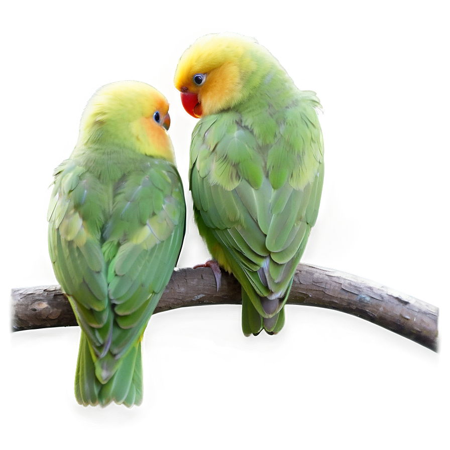 Valentine's Day Lovebirds Png Mkv70 PNG Image