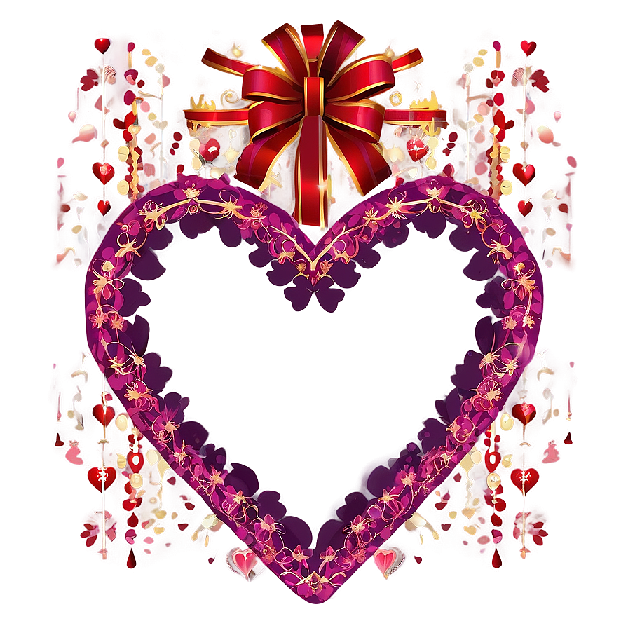 Valentine's Day Photo Border Png 14 PNG Image