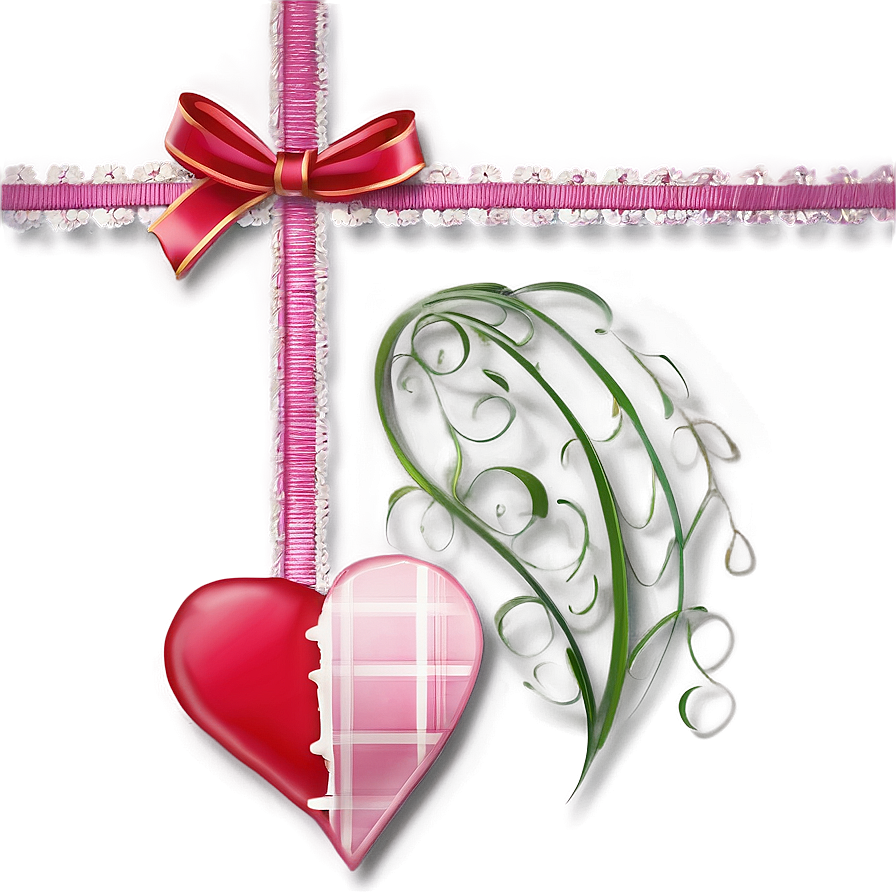 Valentine's Decorative Line Png 18 PNG Image