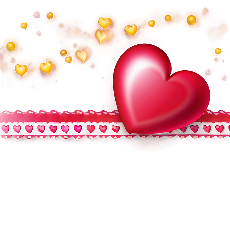 Valentine's Decorative Line Png Dsp PNG Image