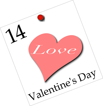 Valentines Day Calendar Reminder PNG Image