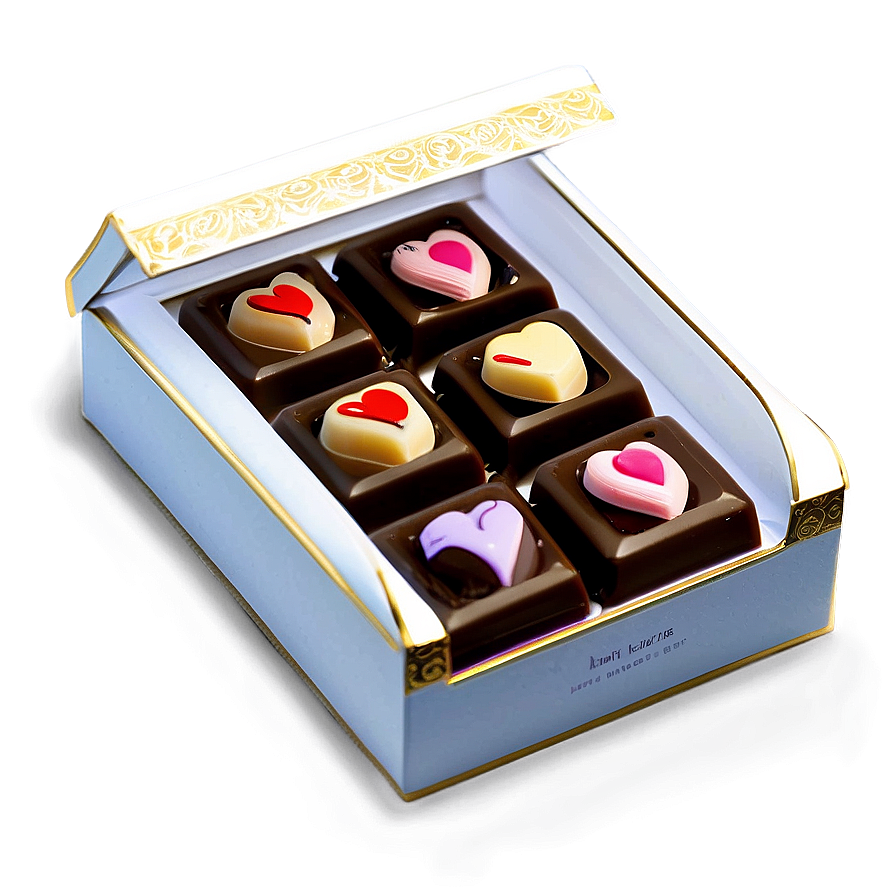 Valentines Day Chocolate Box Png 05212024 PNG Image