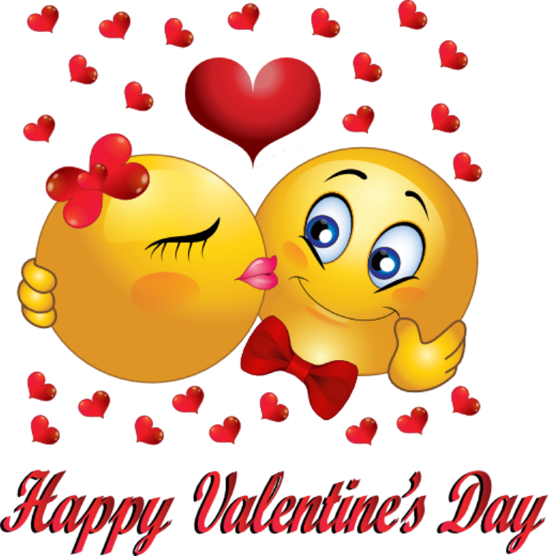 Valentines Day Emojisin Love PNG Image