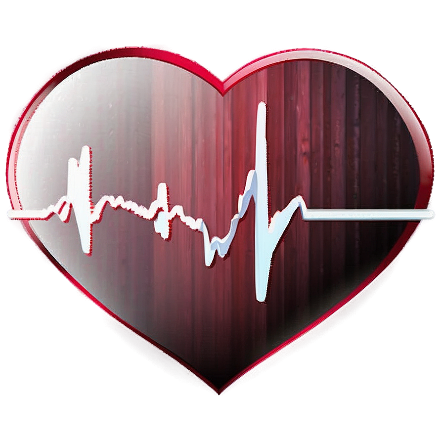 Valentines Day Heartbeat Png Gic27 PNG Image