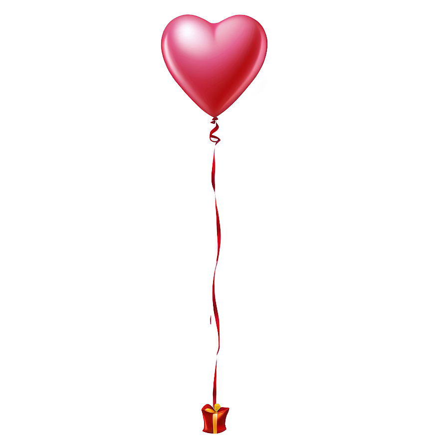 Valentines Day Love Balloon Png Rqq PNG Image