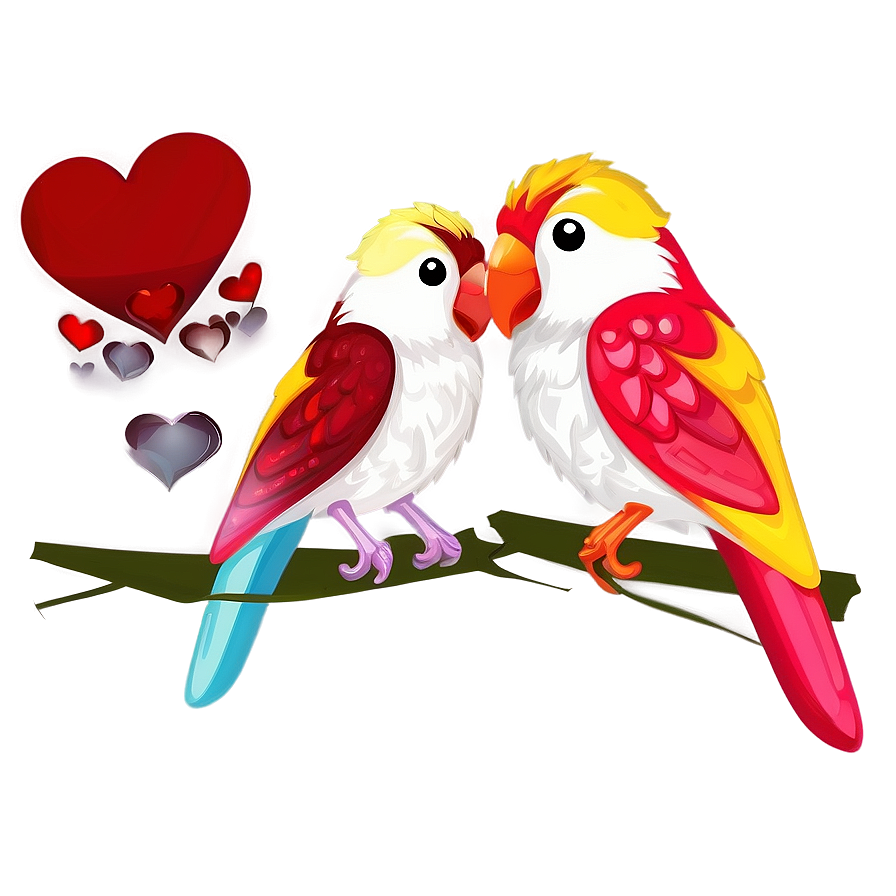 Valentines Day Love Birds Png 58 PNG Image