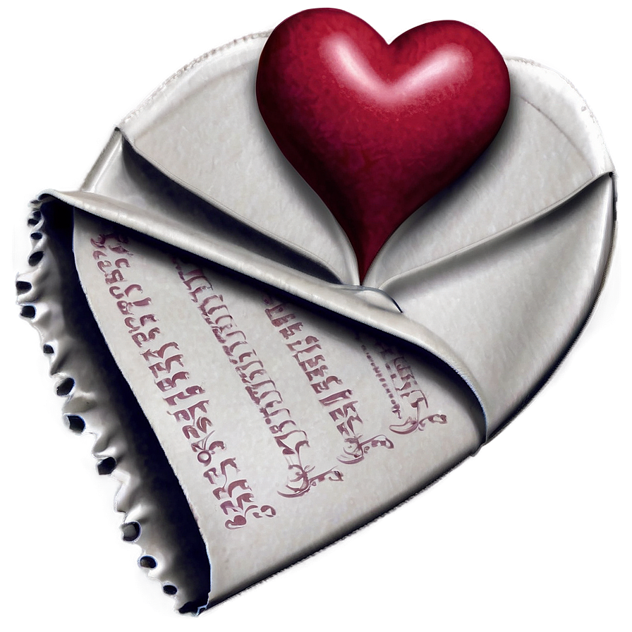 Valentines Day Love Letter Png Egj1 PNG Image