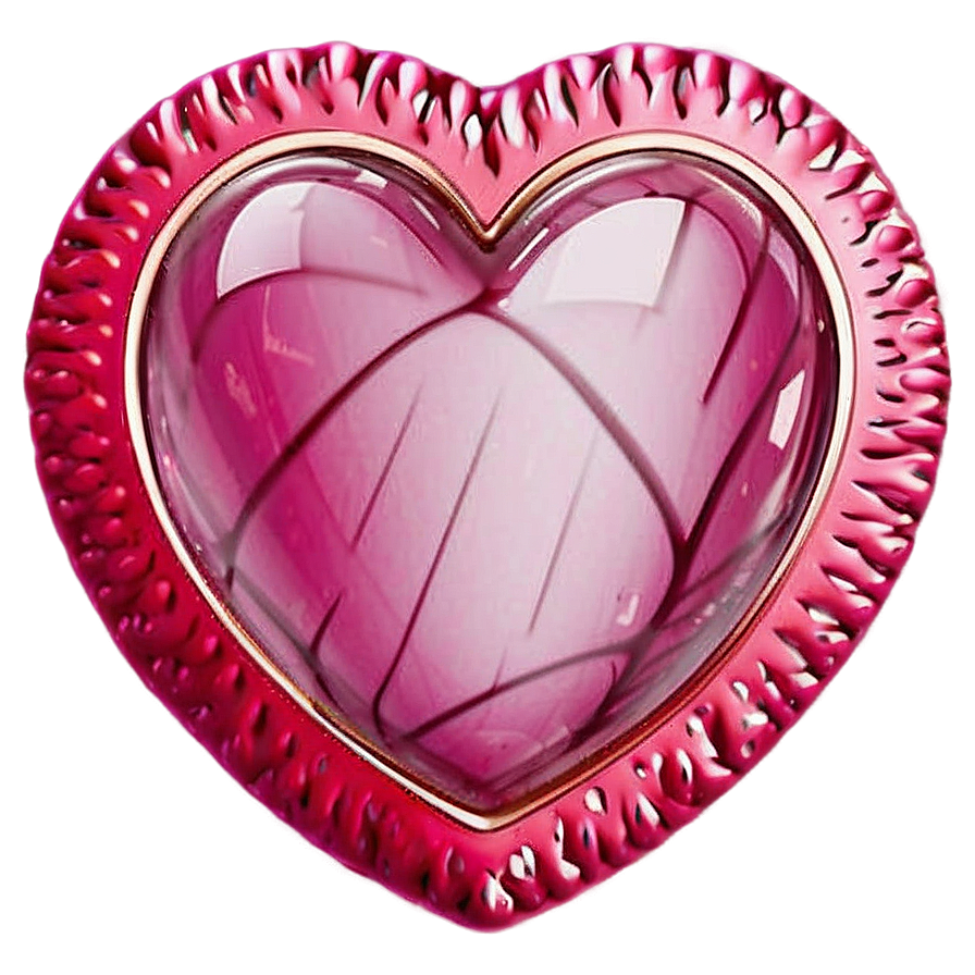 Valentines Day Pink Heart Png Iqo PNG Image