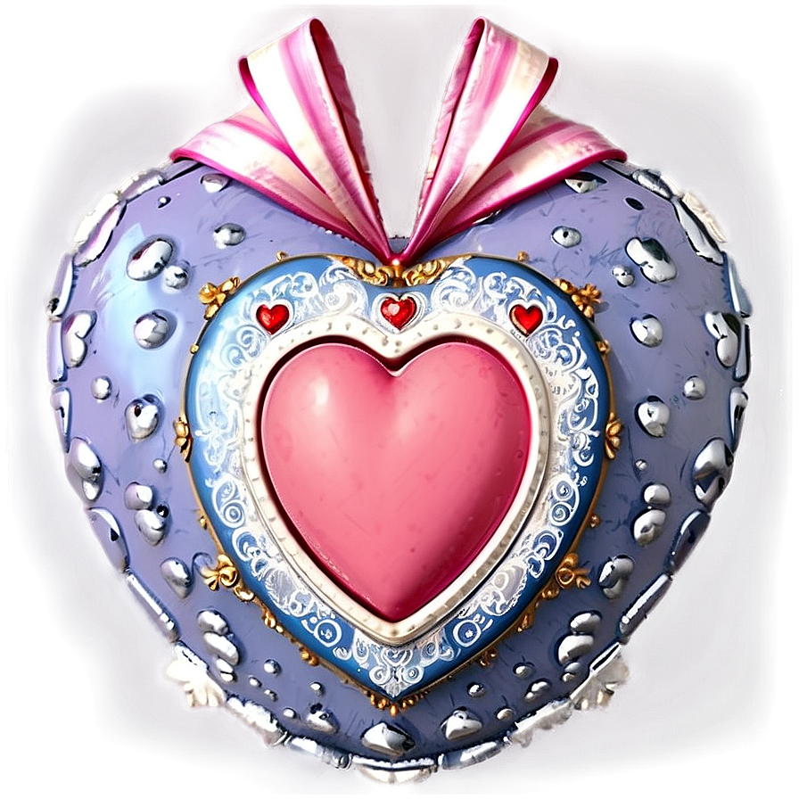 Valentines Day Pink Heart Png Yvc33 PNG Image