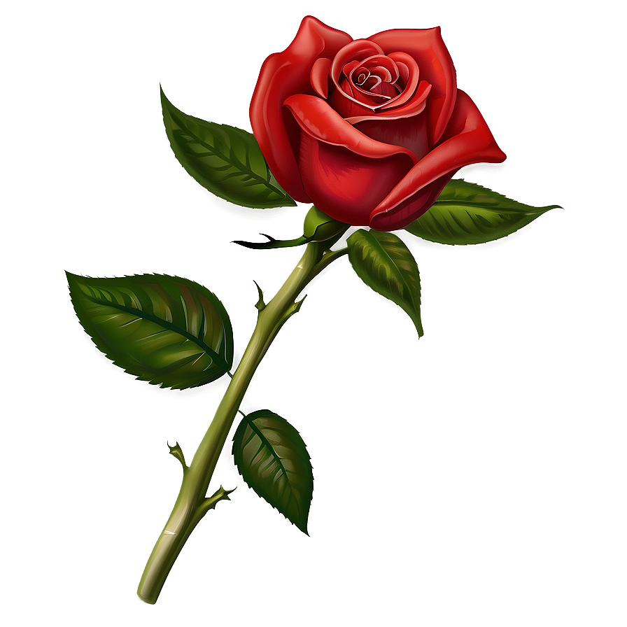 Valentines Day Red Rose Png Quk PNG Image