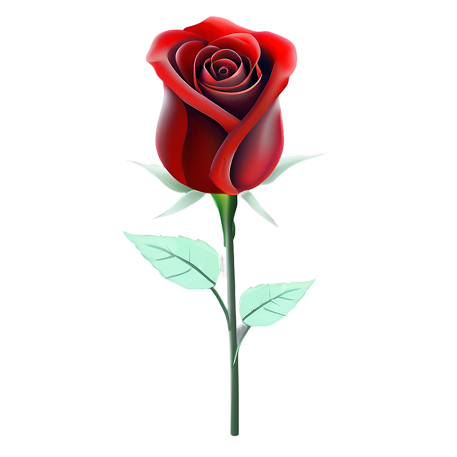 Valentines Day Red Rose Png Xuy PNG Image