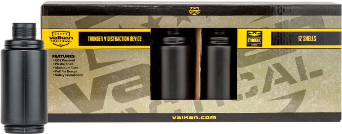 Valken Thunder V Distraction Device Packaging PNG Image