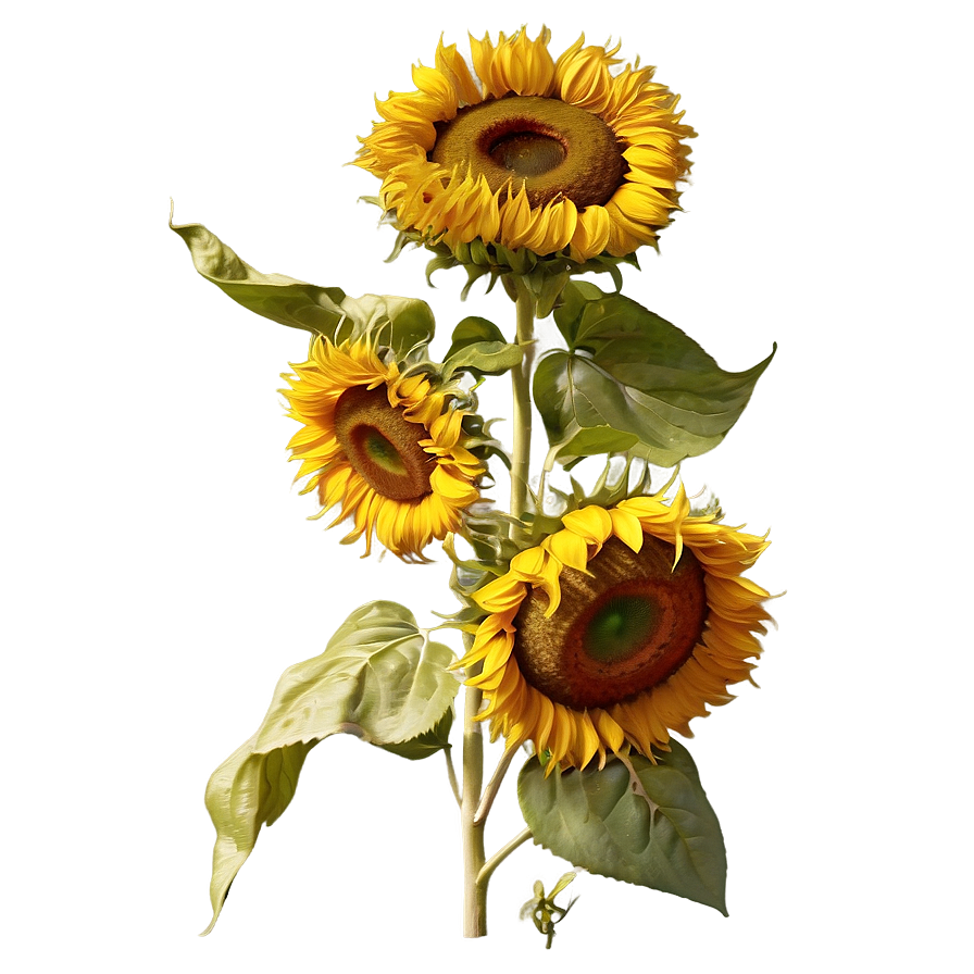 Van Gogh Sunflowers Art Png 51 PNG Image